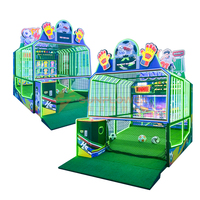 Machine de jeu d'amusement de football d'intérieur de vente chaude machine d'arcade de jeu de fibre de verre de football simulateur de sport à jetons pour le centre commercial