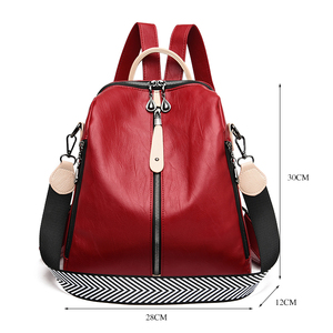 Di alta qualità in morbida pelle di moda da <span class=keywords><strong>donna</strong></span> zaino <span class=keywords><strong>bianco</strong></span> da <span class=keywords><strong>donna</strong></span> per viaggi e scuola calda Sac Dos per ragazze - Product Image 4