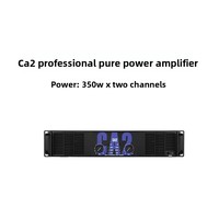 Amplificateur de performance professionnel 2 canaux CA Series 220V 20Hz-20KHz, haute puissance, en métal, pour bars et KTV