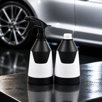 Bouteille pulvérisatrice résistante aux acides et aux alcalis pour le detailing automobile, pulvérisateur à gâchette à brume continue à 360 degrés avec échelle de mesure