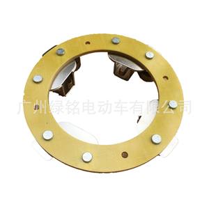 YAMAHA Golf Cart Motor Accessories JU2-H1840-00 Carbon <b>Brush</b> Holder <b>Brush</b> Mount <b>Brush</b> <b>Plate</b> and <b>Brush</b> Spring - Product Image 3