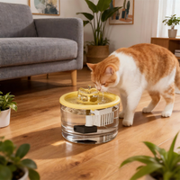 Distributeur d'eau automatique pour animaux de compagnie, 2L, écologique, durable, en plastique, silencieux, avec filtre, alimentation USB