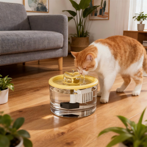 เครื่องให้น้ำสัตว์เลี้ยงอัตโนมัติแบบเงียบ 2 ลิตร พร้อมระบบกรองน้ำ ใช้พอร์ต USB - Product Image 2