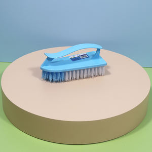 Alta qualidade duas cores borracha macia seda purificador Hot Sellers Power Washing <span class=keywords><strong>Brush</strong></span> Material de pano de madeira para limpeza do banheiro - Product Image 4