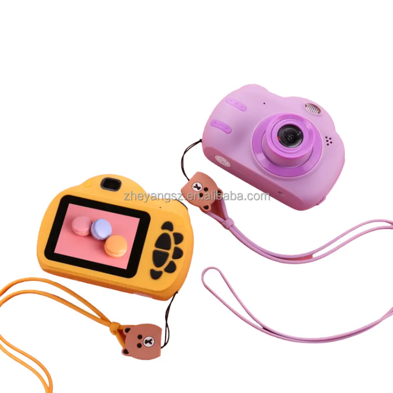 1080P video timing cartoon regalo selfie 2.4 pollici forma di lumaca torcia a LED videocamera per bambini giocattolo fotocamera digitale