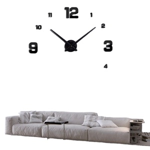 Large Wall Clock Watch 3d Wall Clocks Home Decoration 3d Wall Stickers Living Room Home Decoration Accessories - Product Image 5