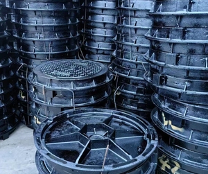 ฝาปิดท่อระบายน้ำและสถานีเชื้อเพลิงเหล็กดัดขึ้นรูปด้วยกระบวนการหล่อและมีตัวเลือกปรับแต่ง - Product Image 5