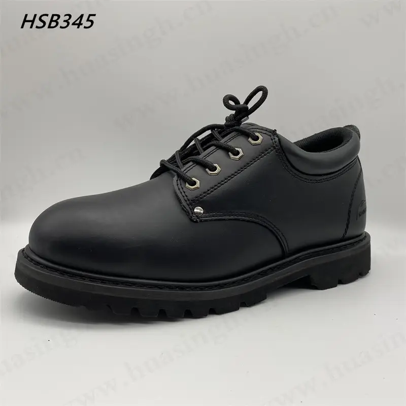 LXG ، الصين أحذية السلامة لصناعة الجلد الأصلي ، إدراج أحذية السلامة المضادة للضرب Goodyear hsb340