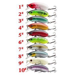 Wholesale Topline 50cc Hard Plastic <b>Float</b> Minnow Lure 3D Eye <b>Fishing</b> Lure with Treble Hooks for Sea Bass Wobbler Artificial Bait - Product Image 2