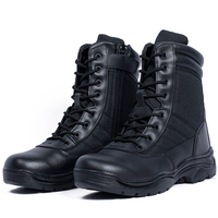 Bottes d'entraînement mi-mollet légères et respirantes en cuir de vache et tissu tressé, chaussures de randonnée antidérapantes toutes saisons
