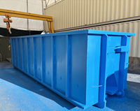Déchets de construction à grande échelle Roll Off Dumpster Hook Lift Container Skip Bin