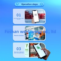 24-uurs verse-fruit automaat met intelligente vershoudfunctie, gekoelde displayvriezer, commerciële AI-visie en zelfbedieningsafhaling