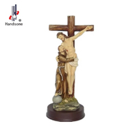 Statue religieuse catholique 3D en polyrésine, sculptée à la main, durable, peinte à la main, 2,5 pouces, pour la décoration intérieure, thème artistique
