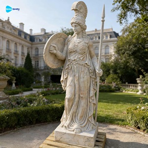 Famosa Estatua de Mármol Blanco Griego de Tamaño Real, Tallada a Mano, Diseño Europeo, Estatua de Figura para Exteriores con 5 Años de Garantía - Product Image 5
