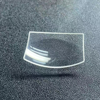 Verre saphir doublement incurvé concave-convexe, haute transmission, anti-corrosion, lentille de protection pour montre, revêtement antireflet, OEM