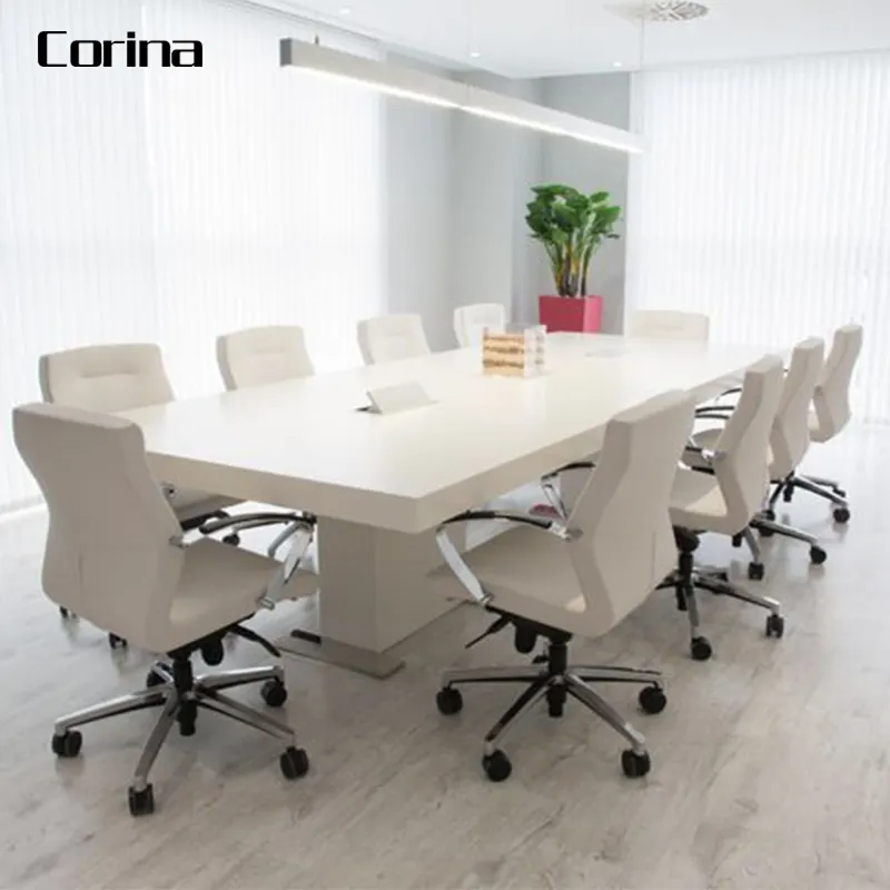 New customize Acrylic solid surface Working Table Furniture Conference Table