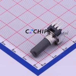 Resistencia Ajustable/Potenciómetro RK09D1130A1L, Componente de Orificio Pasante (THT), Resistencia de 50kOhm, 20%, 20V, 50mW - Product Image 1