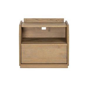 Table de chevet flottante en chêne de style nordique moderne pour chambre et salon – Meuble de maison durable et écologique - Product Image 2