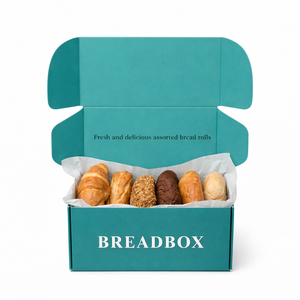 Emballage alimentaire personnalisé pour marques en ligne, boîte à lettres auto-scellante en carton ondulé E Flute, option OEM - Product Image 1