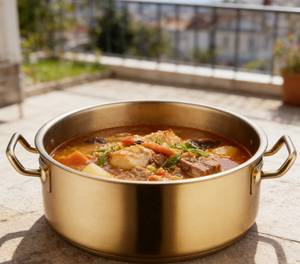 Marmite de Luxe Zunke en Acier Inoxydable Doré avec Couvercle en Verre - Serveur de Buffet Commercial pour Hôtels et Restaurants - Product Image 2