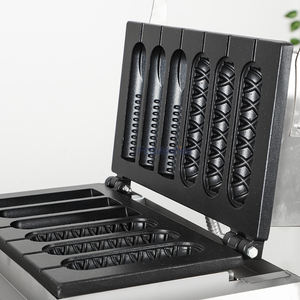 <span class=keywords><strong>Gaufrier</strong></span> électrique antiadhésif <span class=keywords><strong>professionnel</strong></span> commercial à 6 trous <span class=keywords><strong>gaufrier</strong></span> en forme de maïs - Product Image 2