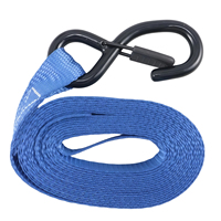 Sangles d'arrimage à cliquet avec crochet en S, résistance à la rupture de 2000 lb, capacité de charge de 666 lb
