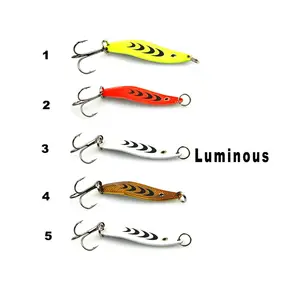 NEW Product 5cm/6.5g 3D Eye Metal Spoon Lures Hard Bait Fishing lures Spoon Spinner Bait Bass
