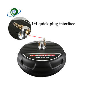 Sikat Pembersih Permukaan Beton Jalan Mobil 15 Inci Scrubber Pembersih Permukaan Putar 4000psi untuk Pencuci Tekanan - Product Image 3