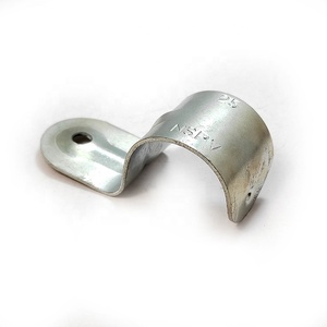 Abrazadera de tubo metálica NSPV tipo P para un solo conducto, 25 mm, diámetro de cable de 5,2 mm, gestión de cables - Product Image 5
