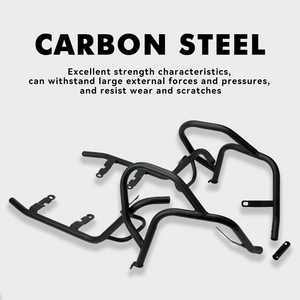 ADV160 2021-2026 Barre de protection contre les chocs en acier au carbone, revêtement en poudre, protection de la carrosserie, noir mat - Product Image 2