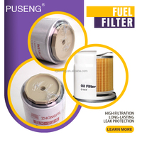 Filtre à liquide de refroidissement 3318318 pour moteur Cummins QSB6.7 QSC8.3 Excavateur |   Élément filtrant à eau à visser