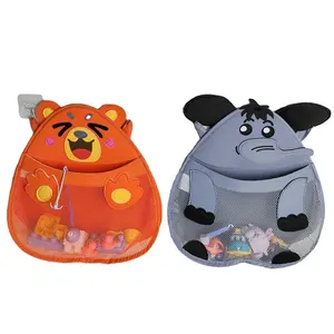Bath Toys Organizer Thickened Mesh Bag Bathtub Toys Storage Net For Baby Quick Dry Kids Bathtub Toy Holder Clean