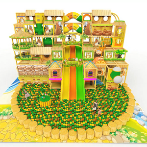 Tùy chỉnh cao tầng trong nhà Thiết bị sân chơi cho trẻ em người lớn rừng phong cách lớn trượt bóng hồ bơi công viên giải trí sân chơi trong nhà - Product Image 2