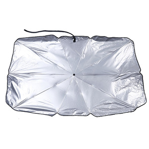 Nouveau soleil Protection UV Portable voiture parapluie voiture ombre parapluie Camping Polyester pliant contemporain intelligent parapluie de voiture 10pc - Product Image 2