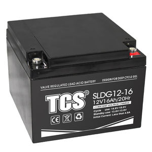 SLDG12-16 12V 16Ah <span class=keywords><strong>6V</strong></span> Agm 170Ah Agm 딥 사이클 배터리 105 amp 딥 사이클 배터리 젤 셀 Av 배터리 75Ah 젤 배터리 - Product Image 1