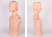 Simulador de Entrenamiento Nasogástrico de Medio Cuerpo, Modelo de Enseñanza de Intubación Endotraqueal, Modelo Anatómico Médico, Maniquí de Enfermería