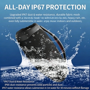 Altavoz Bluetooth Boomsbox de <span class=keywords><strong>3</strong></span>.ª Generación, Altavoz Portátil para Exteriores Resistente al Agua con Asa, Altavoz Estéreo con Bajos Potentes - Product Image 4