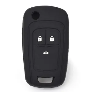 Topbest Remote Silicone Key Cover Case Voor C-Hevrolet Cruze Aveo Zeil Trax Malibu Captiva Autosleutel Rubber Cover