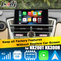 8 + 128GB Android 13 Carplay kotak antarmuka video untuk Lexus NX300 NX200t NX300h 2015-dengan navigasi GPS Android otomatis oleh Lsailt