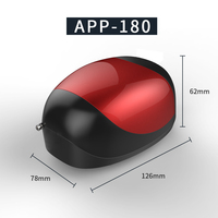 Pompe à oxygène pour aquarium à double sortie, débit d'air réglable, faible bruit, apparence compacte, pompe à air pour aquarium d'intérieur