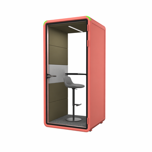 Cabina de oficina acústica portátil individual, cabina de trabajo silenciosa móvil, cabina de oficina pequeña ideal para espacios de trabajo compartidos - Product Image 1