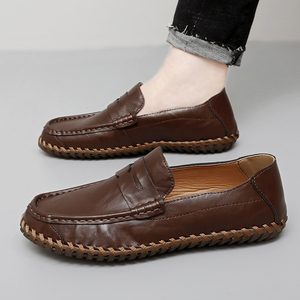 Mocassini di Ultima Tendenza, <span class=keywords><strong>Scarpe</strong></span> Casual Comode in Vera Pelle Originale <span class=keywords><strong>per</strong></span> Uomo - Product Image 4