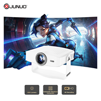 Proyector Nativo 1080P con Enfoque Automático, Android 14, para Interiores y Exteriores, con el Nuevo CPU Allwinner H723 180 °   Proyector de Decodificación 4K con Rotación de 200 Pulgadas