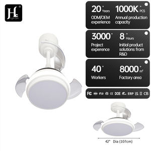 Ventilador de Techo LED con Luz, Diseño Silencioso, Profesional, para Interiores, Sala de Estar, 36 Pulgadas, 42 Pulgadas, Retráctil, Invisible, con Motor BLDC - Product Image 5