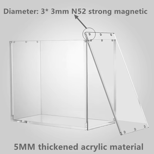 EMB Acrylic Trường Hợp Elite Huấn Luyện Viên Hộp Bảo Vệ Hiện Đại 5Mm Dày Rõ Ràng Acrylic Từ Đóng Cửa Dễ Dàng Top Tải Tương Thích Pokemon - Product Image 4