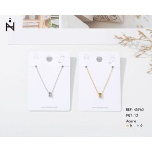 Cavigliera in acciaio inossidabile con lettera R, design minimalista per gioielli da donna alla moda - Product Image 1