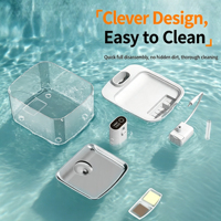 Fontaine à eau sans fil pour chat ChongxinIOT, 3,2 L, alimentée par batterie, filtre à 5 étapes, 3 modes, plateau en acier inoxydable 304