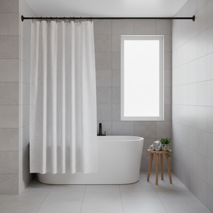 Barra doccia Spirella, collezione KRETA, nero opaco, 75-125 cm - Product Image 3