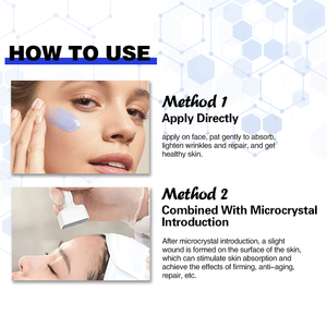 A GHK-CU Blaues Kupferpeptid-Serum Konzentrat Ampulle Anti-Falten Straffend Feuchtigkeitsspendend Elastizität Akne-Behandlung Hautpflege - Product Image 6