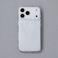 Étui de téléphone antichoc en gel TPU+PC Poyou pour / Coque de protection transparente sur mesure